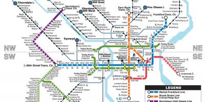 Phila haritası metro