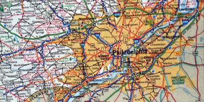 Philadelphia haritası pa
