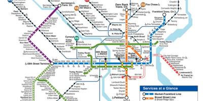 Philly metro haritası