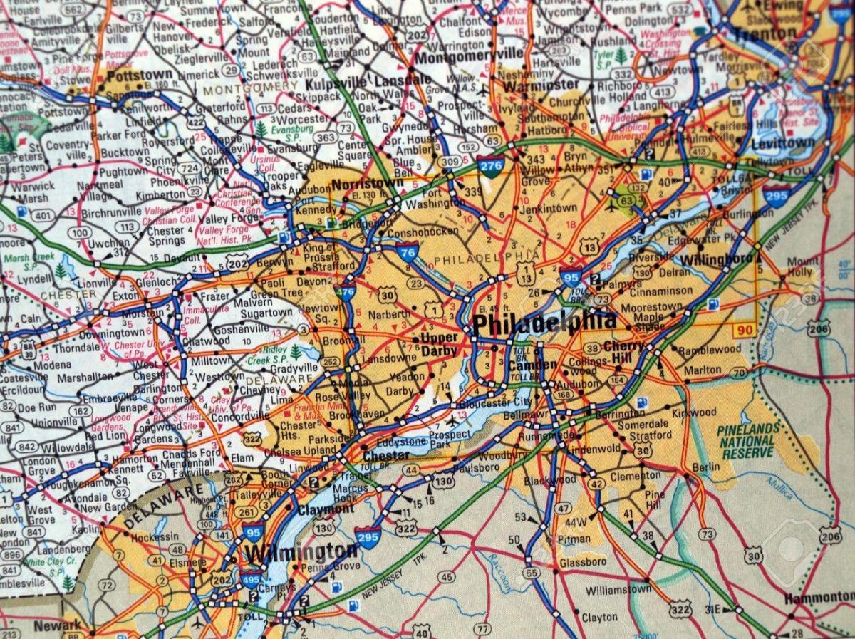 Philadelphia haritası pa