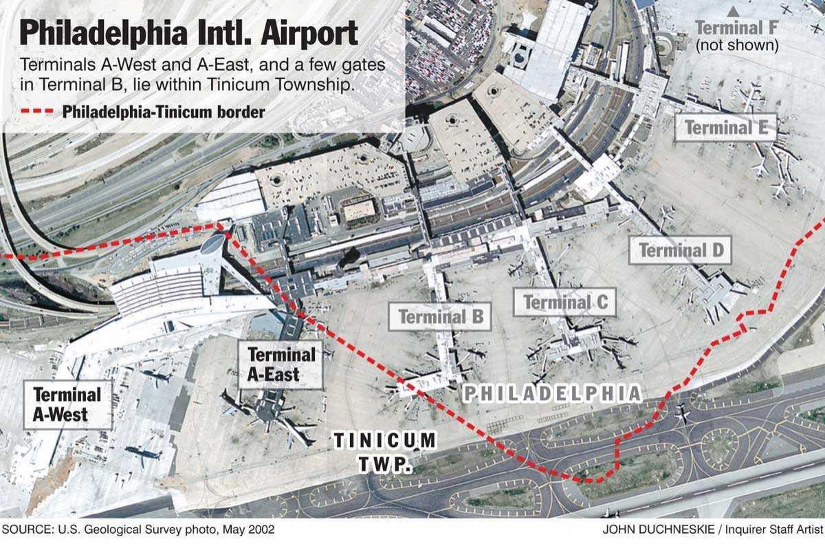 Philadelphia Uluslararası Havaalanı Haritayı göster