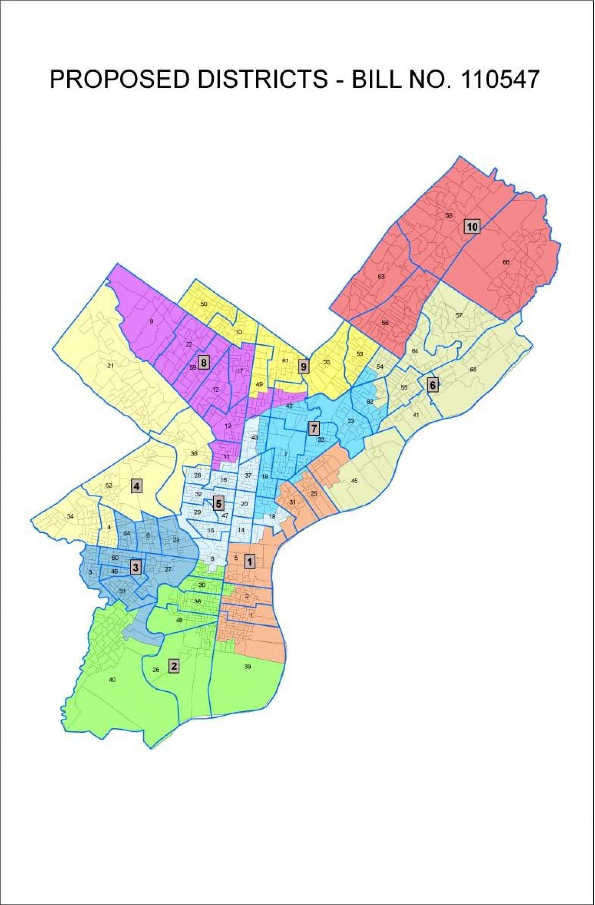 ward harita Philadelphia