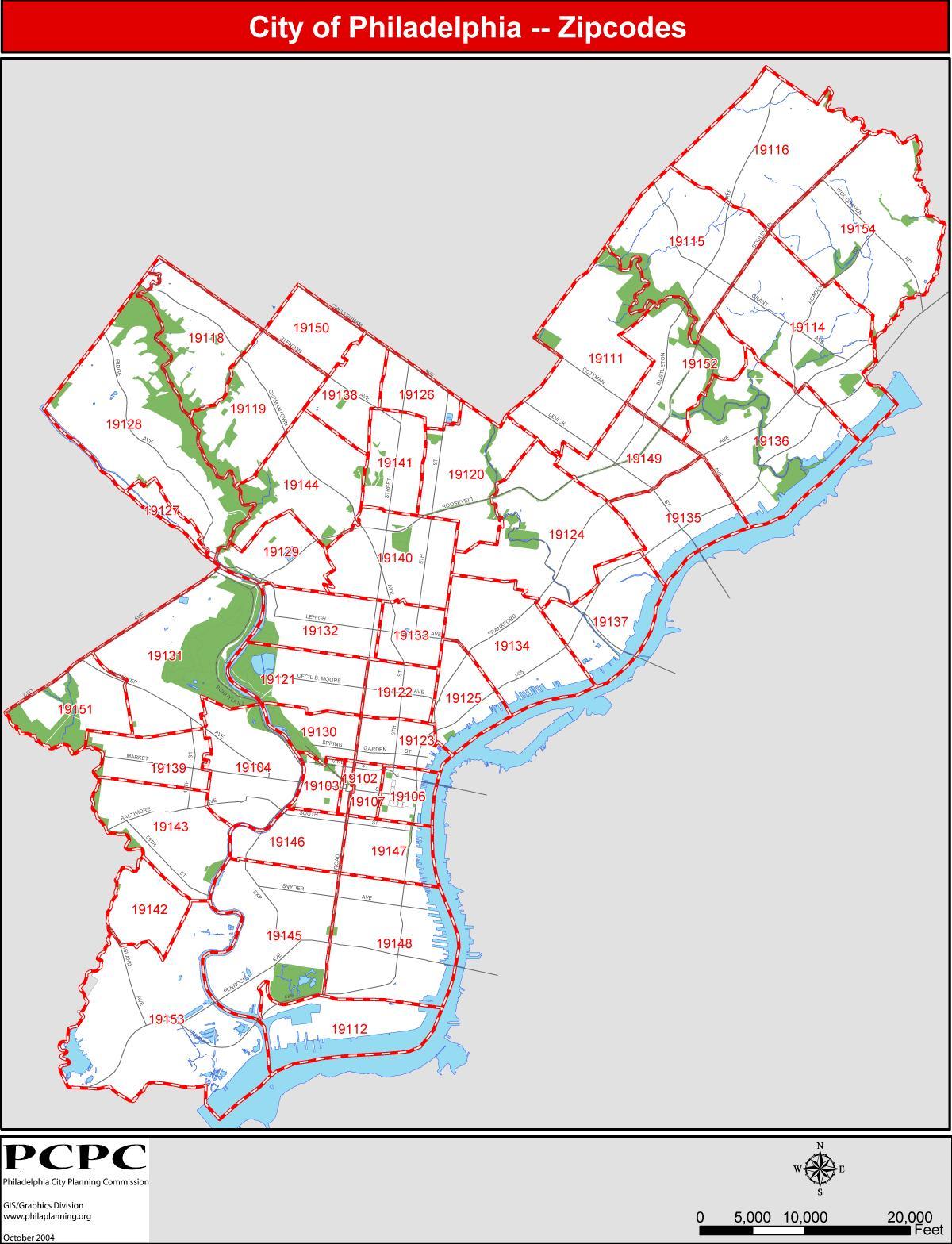 Philadelphia, pa haritası