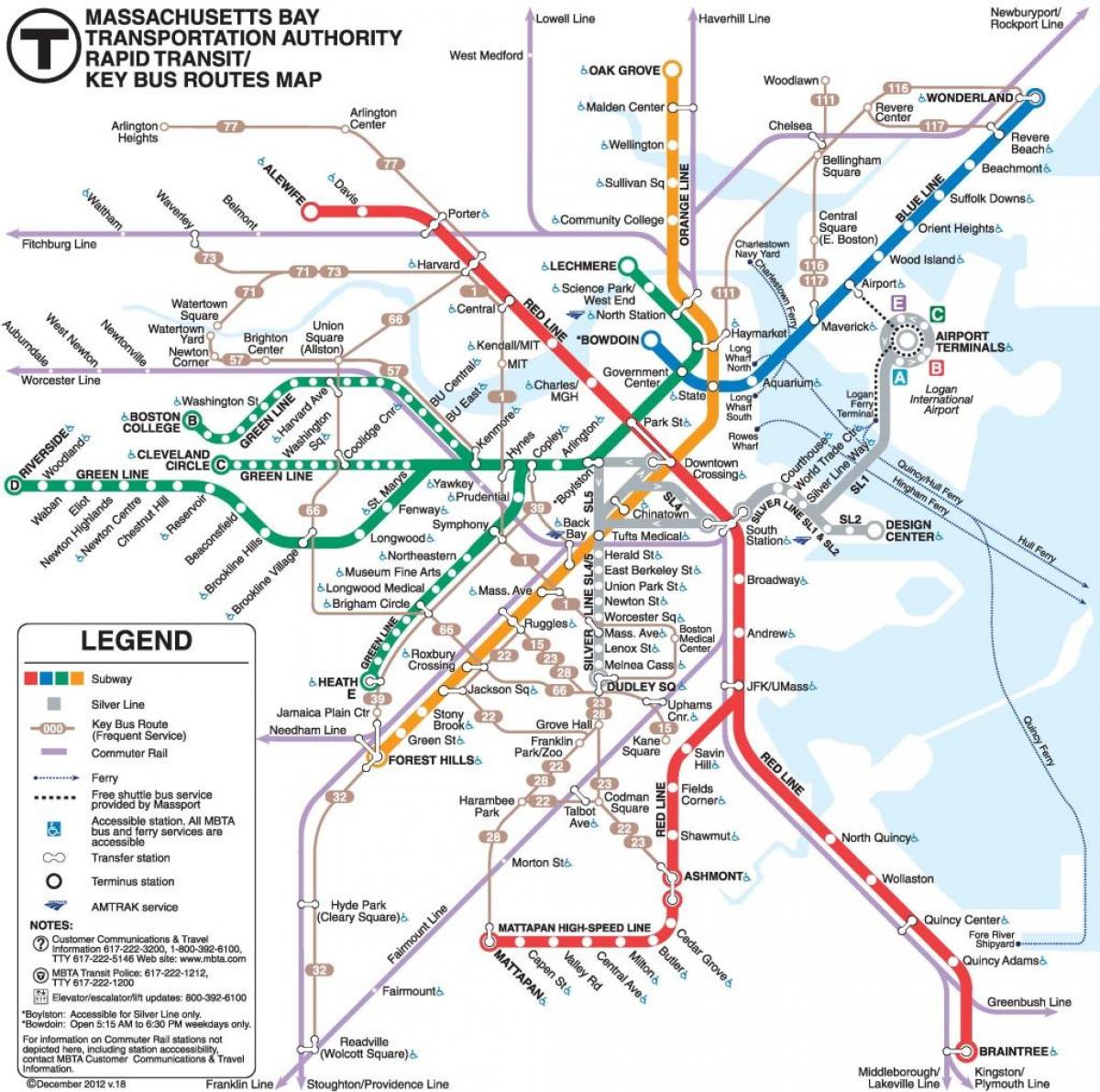 Philadelphia toplu taşıma haritası