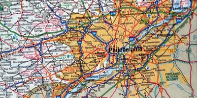 Philadelphia haritası pa