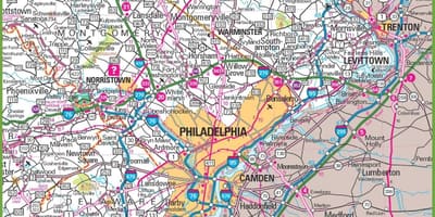 Harita Philadelphia