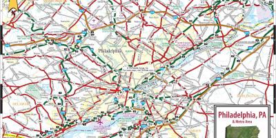 Philadelphia Pennsylvania haritası