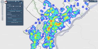 Philly güvenlik haritası
